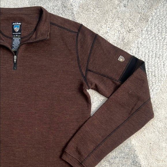 KÜHL TEAM MERINO 1/4 ZIP brown - Picture 4 of 11